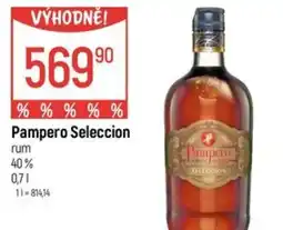 Globus Pampero Seleccion rum 40% nabídka