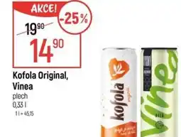 Globus Kofola Original, Vinea nabídka