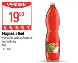 Globus Magnesia Red minerální voda ochucená nabídka