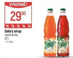 Globus Dobrý sirup nabídka