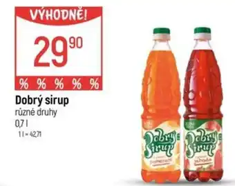 Globus Dobrý sirup nabídka