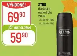 Globus STR8 deodorant nabídka
