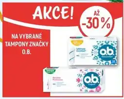 Globus Na vybrané tampony značky o.b. nabídka