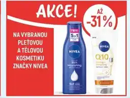 Globus Na vybranou pleťovou a tělovou kosmetiku značky nivea nabídka