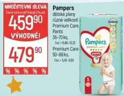 Globus Pampers dětské pleny různé velikosti Premium Care Pants nabídka
