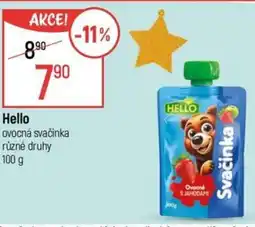 Globus Hello ovocná svačinka nabídka