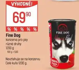 Globus Fine Dog konzerva pro psy nabídka