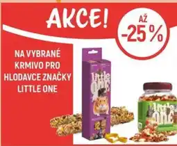 Globus Na vybrané krmivo pro hlodavce značky LITTLE ONE nabídka