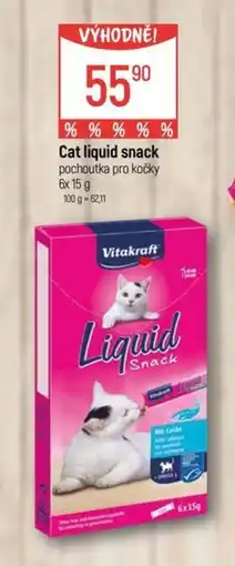 Globus Cat liquid snack pochoutka pro kočky nabídka