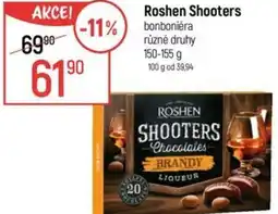 Globus Roshen Shooters bonboniéra nabídka