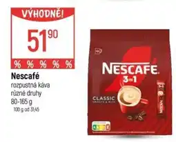 Globus Nescafé rozpustná káva nabídka