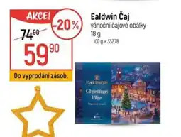 Globus Ealdwin Čaj vánoční čajové obálky nabídka