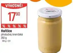Globus Hořčice plnotučná, kremžská nabídka