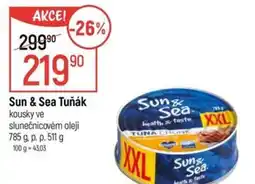 Globus Sun & Sea Tuňák kousky ve slunečnicovém oleji nabídka