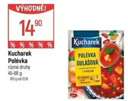 Globus Kucharek Polévka nabídka