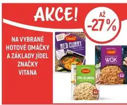 Globus Na vybrané hotové omáčky red curry a základy jídel značky vitana nabídka