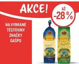 Globus Na vybrané těstoviny značky gašpo nabídka