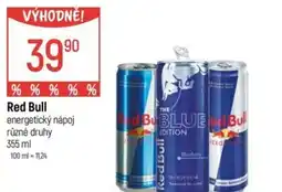 Globus Red Bull energetický nápoj nabídka