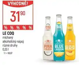 Globus LE COQ míchaný alkoholický nápoj nabídka