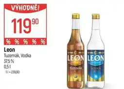 Globus Leon Tuzemák, Vodka 37.5% nabídka