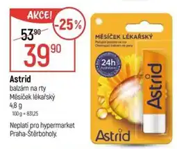 Globus Astrid balzám na rty Měsíček lékařský nabídka