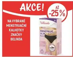 Globus Na vybrané menstruační kalhotky značky belinda nabídka