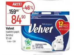Globus Velvet toaletní papír, 3vrstvý nabídka