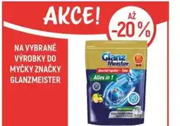 Globus Na vybrané výrobky do myčky značky glanzmeister nabídka