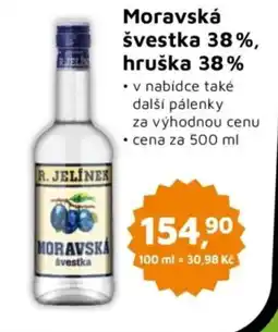 Můjobchod Moravská švestka 38%, hruška 38% nabídka