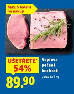 Lidl Vepřová pečeně bez kosti nabídka
