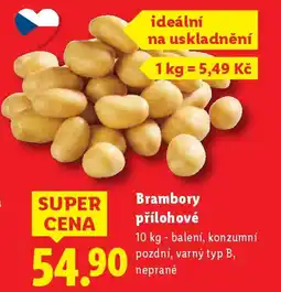 Lidl Brambory přílohové nabídka