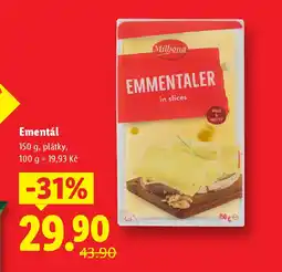 Lidl Ementál nabídka