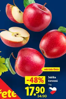 Lidl Jablka červená nabídka