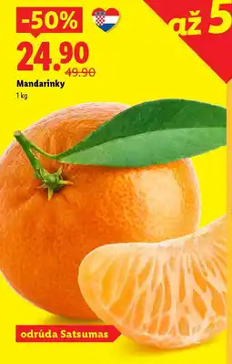 Lidl Mandarinky nabídka