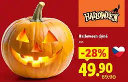 Lidl Halloween dýně nabídka