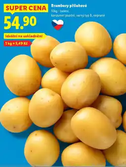 Lidl Brambory přílohové nabídka