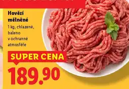 Lidl Hovězí mělněné nabídka