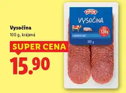 Lidl Vysočina nabídka