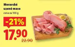 Lidl Moravské uzené maso nabídka