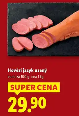 Lidl Hovězí jazyk uzený nabídka