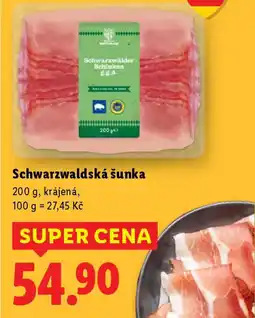 Lidl Schwarzwaldská šunka nabídka