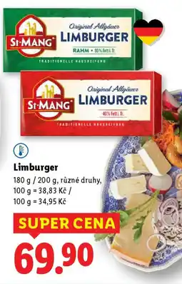 Lidl Limburger nabídka