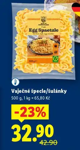 Lidl Vaječné špecle/šulánky nabídka