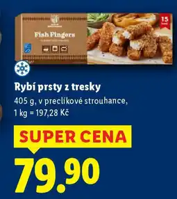 Lidl Rybí prsty z tresky nabídka