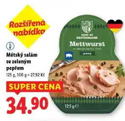 Lidl Métský salám se zeleným pepřem nabídka