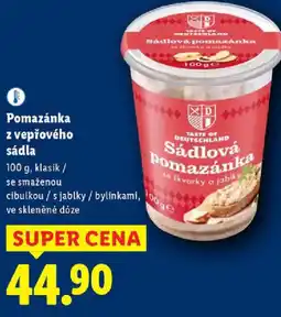 Lidl Pomazánka z vepřového sádla nabídka
