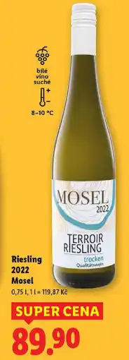 Lidl Riesling 2022 Mosel nabídka