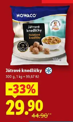 Lidl Játrové knedlíčky nabídka