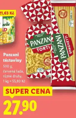 Lidl Panzani těstoviny nabídka