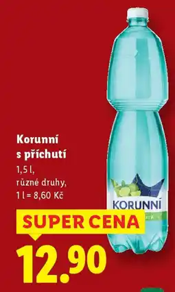 Lidl Korunní s příchutí nabídka